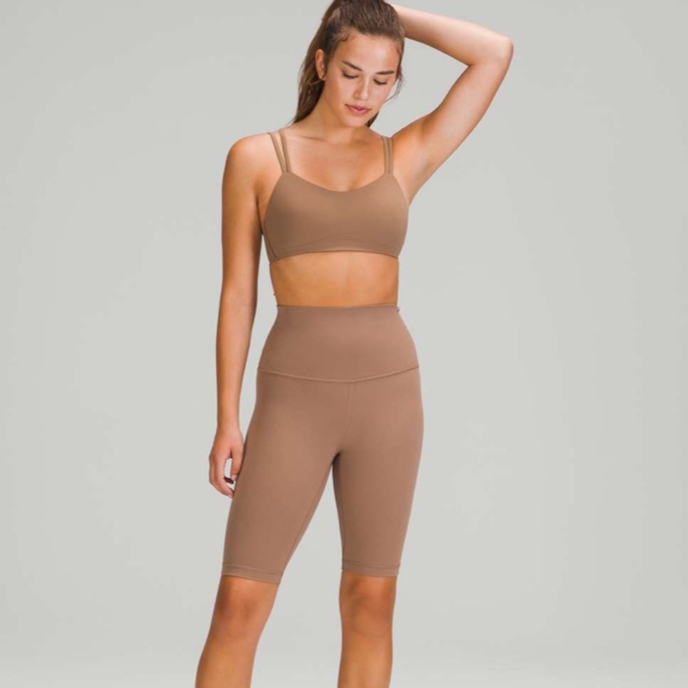 •LULULEMON• Align Super High Rise Short 10" Inseam Cacao